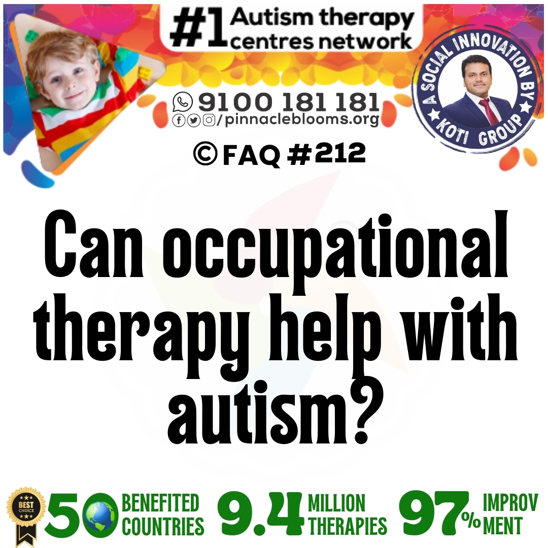 Can occupational therapy help with autism?