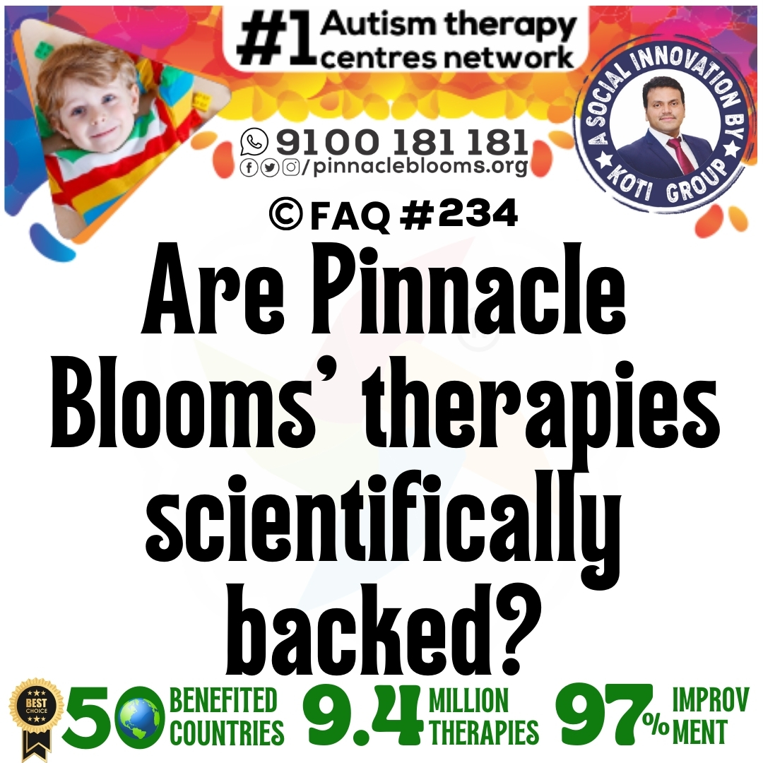 Are Pinnacle Blooms’ therapies scientifically backed?