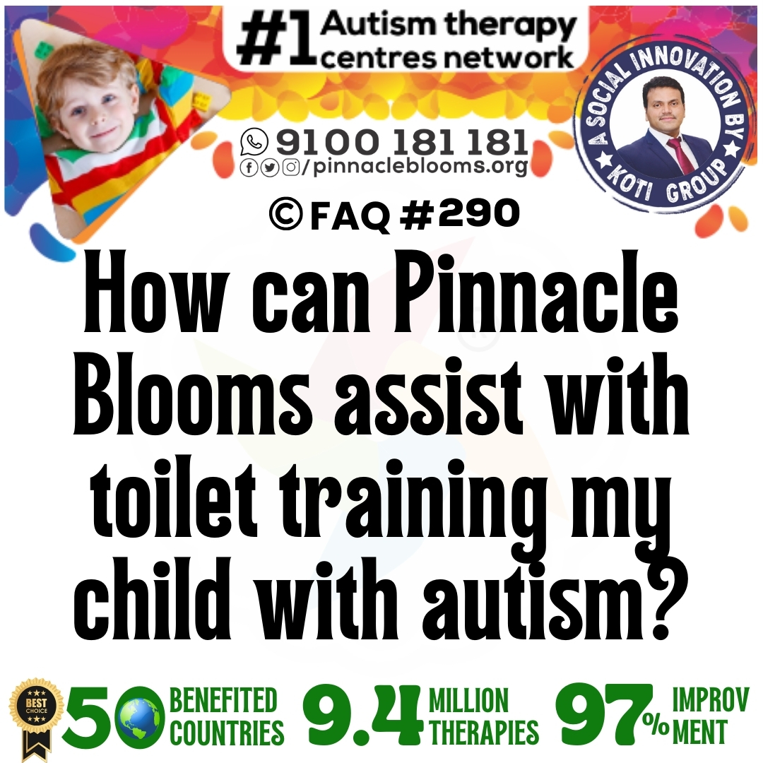 How can Pinnacle Blooms assist with toilet training my child with autism?