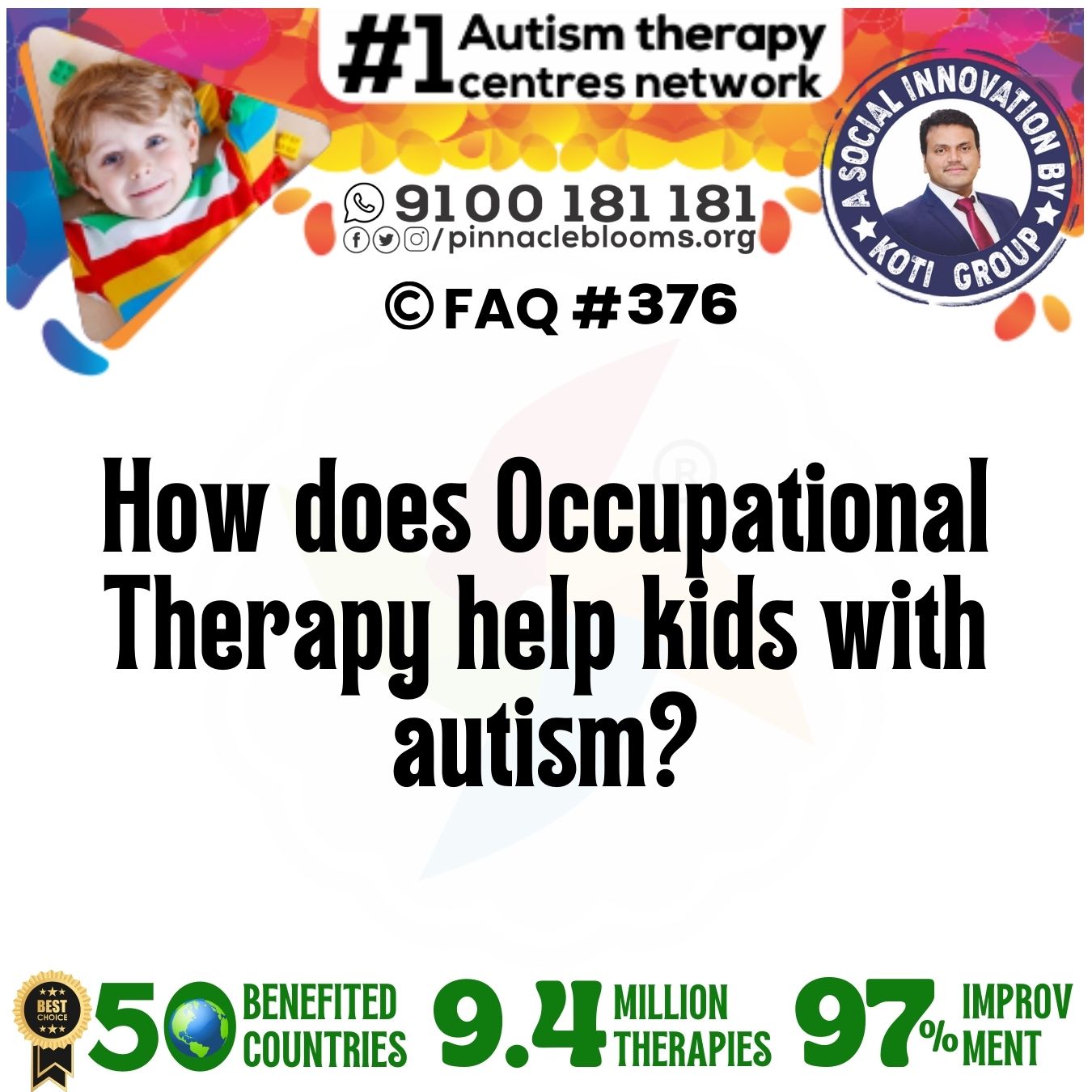 How does Occupational Therapy help kids with autism?