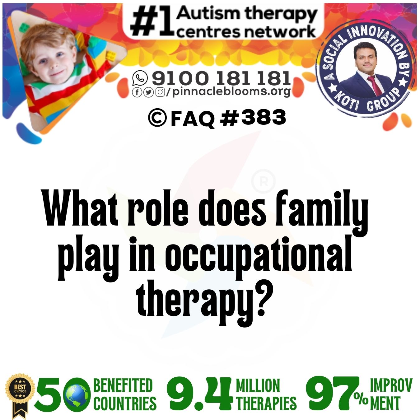 What role does family play in occupational therapy?