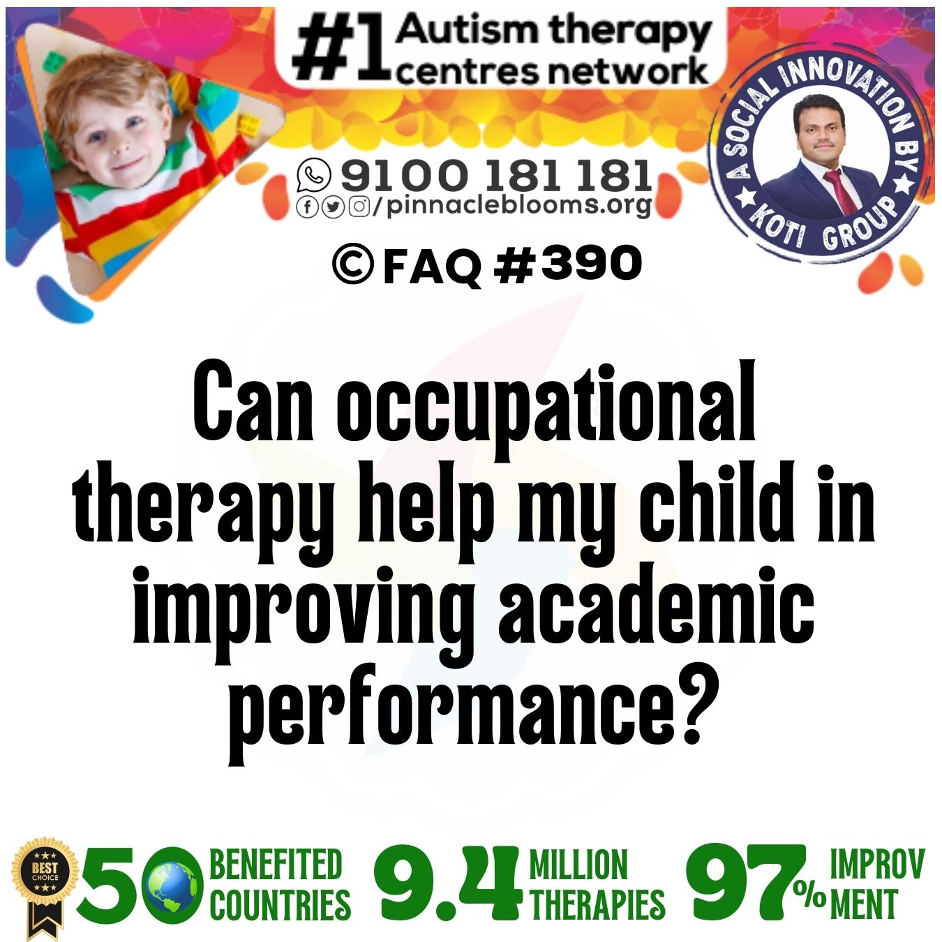 Can occupational therapy help my child in improving academic performance?