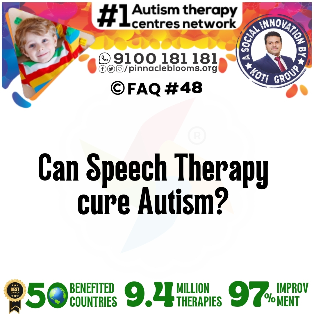 Can Speech Therapy cure Autism?