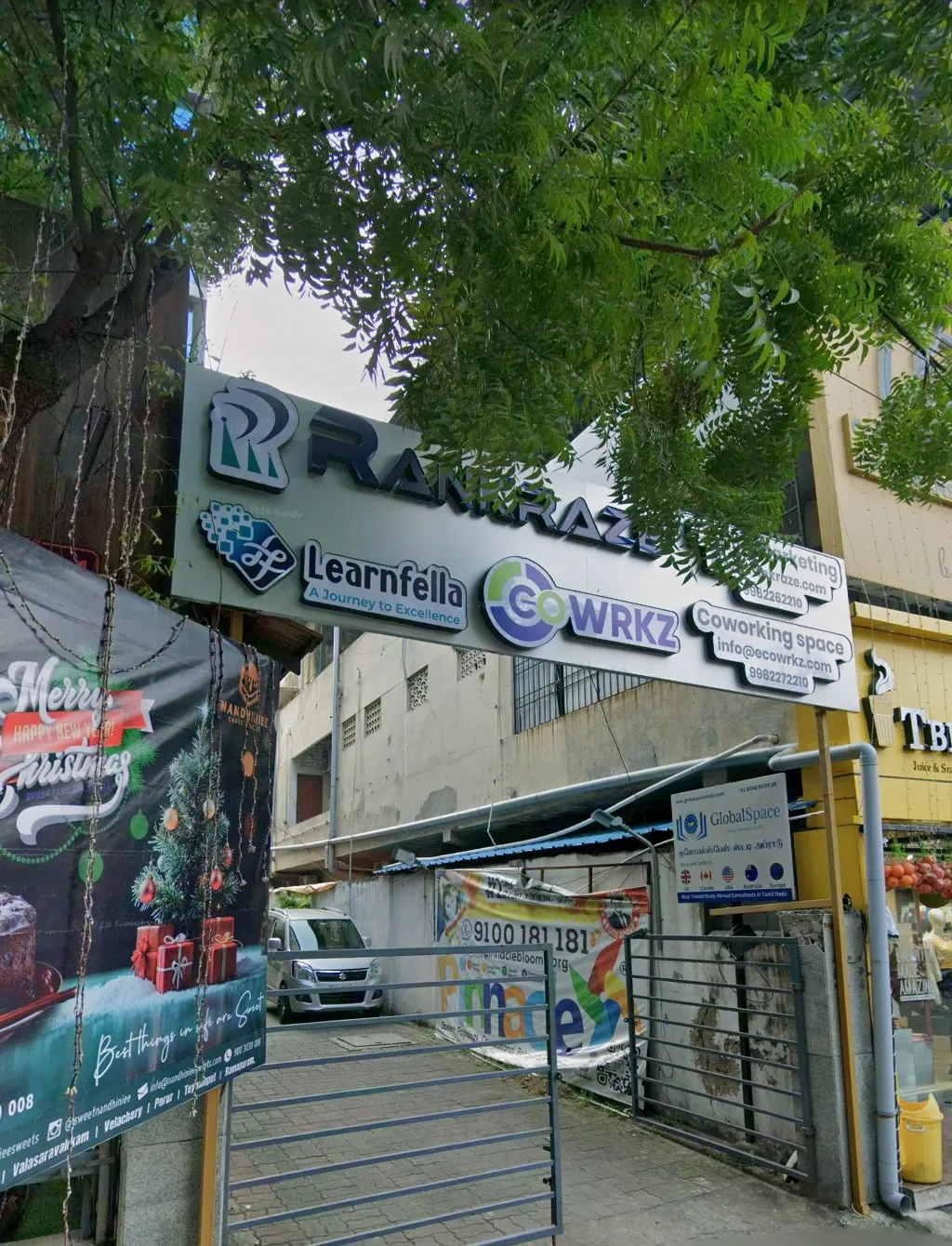 Pinnacle Anna Nagar signage and entrance at the supplied Chennai premises.