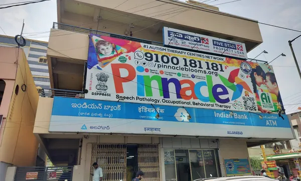 Building and Pinnacle signage at Bhimavaram.