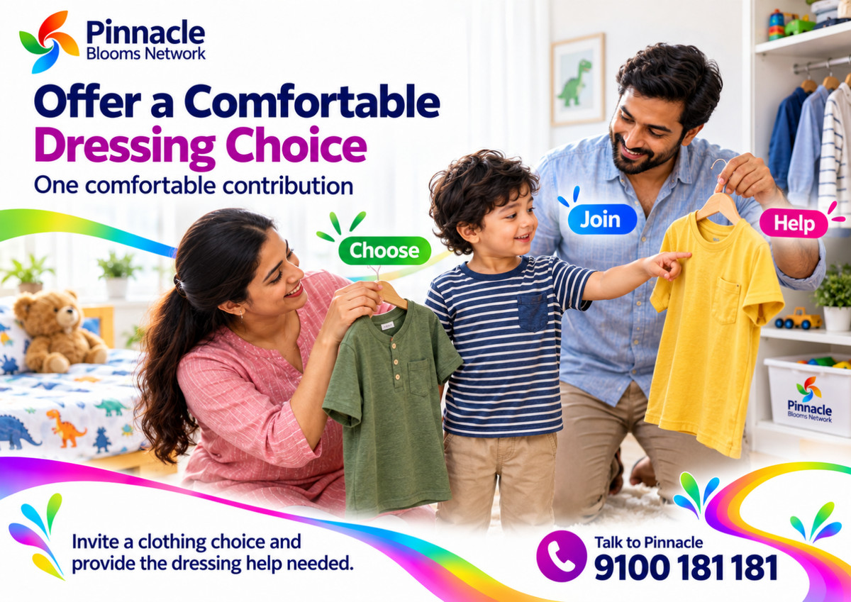 Offer a Comfortable Dressing Choice — sample learning page from I Belong in Everyday Life