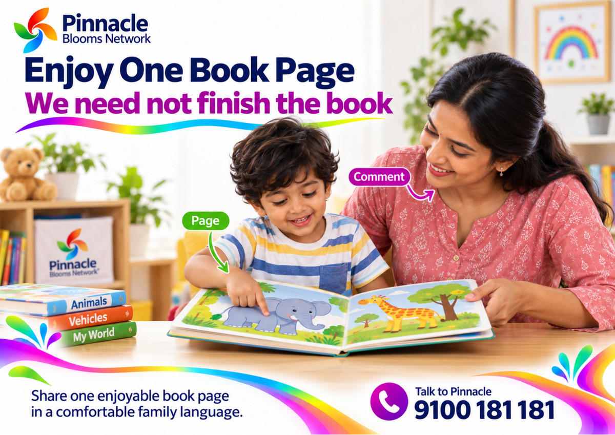 Enjoy One Book Page — sample learning page from Learning Through Everyday Play