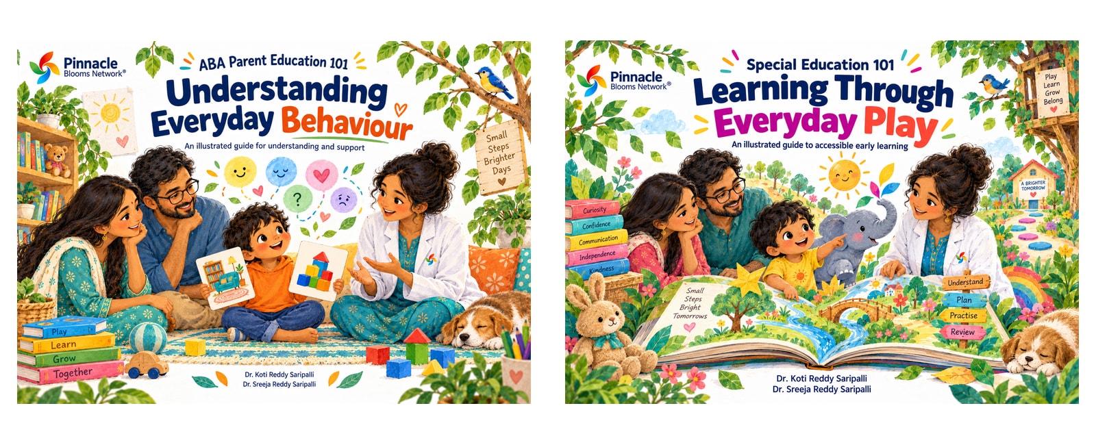 The front covers of Understanding Everyday Behaviour and Learning Through Everyday Play, a Pinnacle 101 two-book collection.