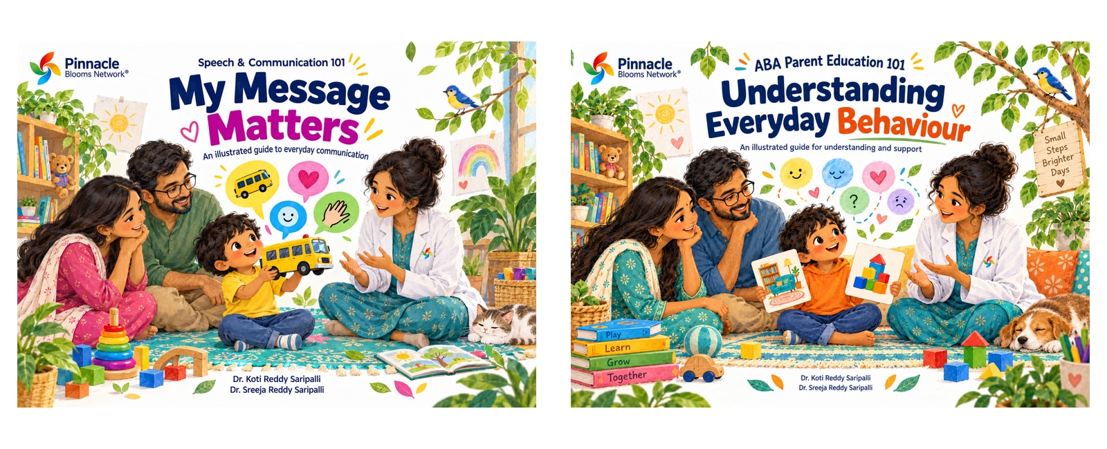 The front covers of My Message Matters and Understanding Everyday Behaviour, a Pinnacle 101 two-book collection.