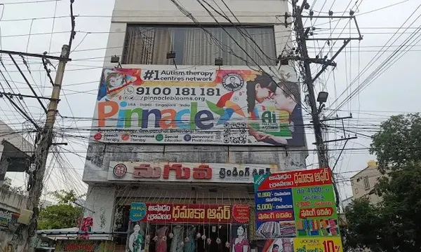 Building and Pinnacle signage at Eluru.