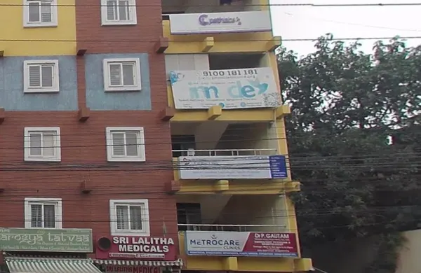 Building and Pinnacle signage at Habsiguda.
