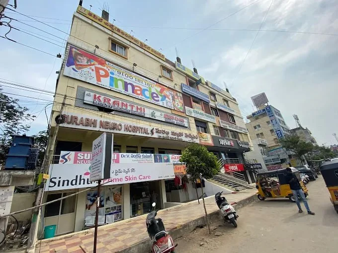 Building and Pinnacle nameboard in the supplied Hayathnagar photograph.