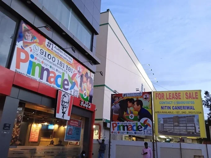 Building and Pinnacle signage at Kachiguda.