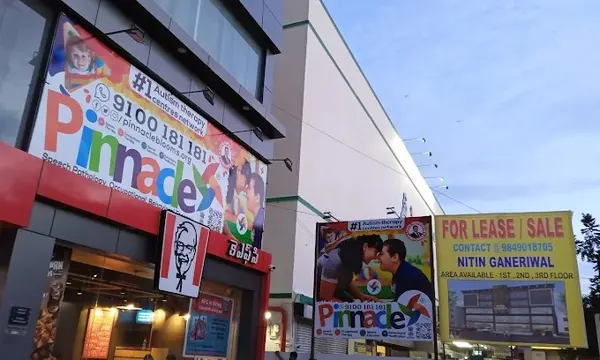 Building and Pinnacle signage at Kachiguda.