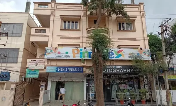 Building and Pinnacle signage at Kukatpally, Vivekananda Nagar.