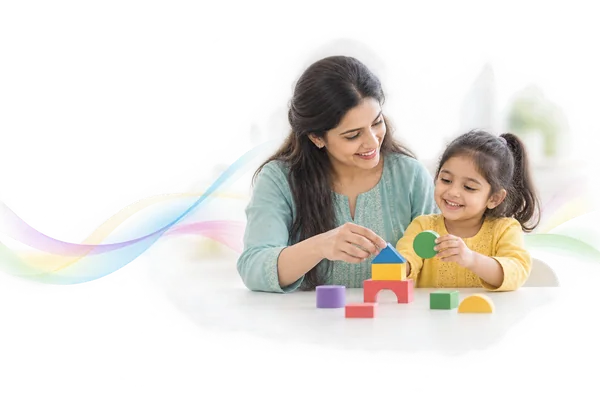 Conceptual image of a parent and child learning together, representing the family purpose behind documentary evidence.